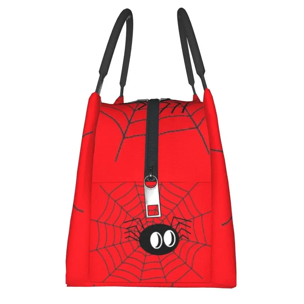 Bolsa de almuerzo con aislamiento Spider On Web para mujer, bolso térmico impermeable, enfriador, para oficina, Picnic, viaje