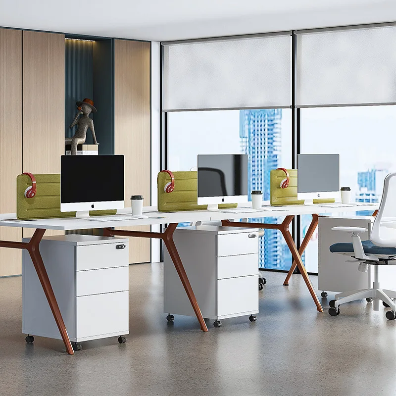 File Cabinet Office Wooden Locked Small Cabinet Mobile Storage Cabinet With Wheel Under Table Locker