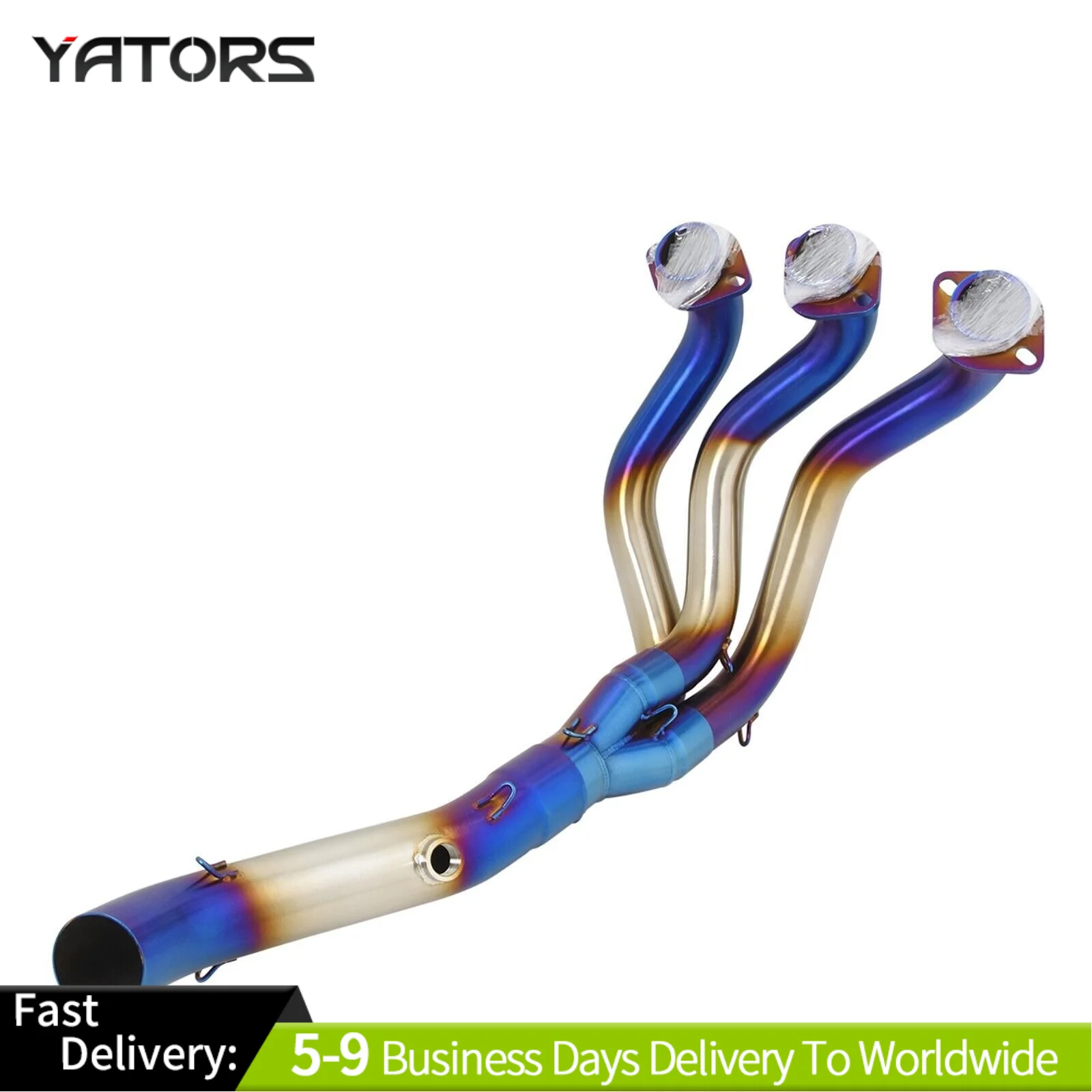 

Exhaust System For Yamaha FJ09 FZ09 MT-09 2015-2020 Slip On Exhaust System Blue Header Pipe Exhausts Pipes