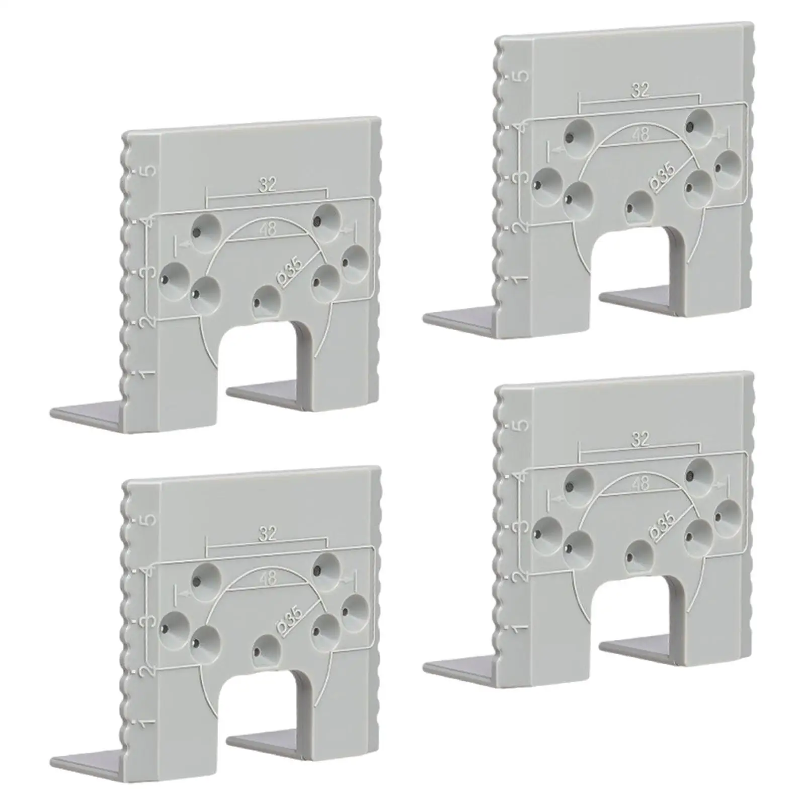 

4x Приспособления для крепления дверных петель: вспомогательный инструмент для быстрой и точной установки, прочный фиксатор, помощник при монтаже петель для панелей каркаса террасы и домашнего использования