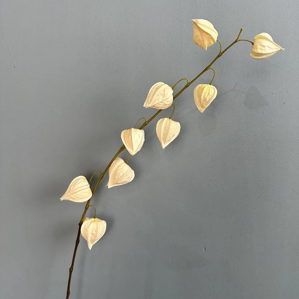 Flores de imitación de 83cm, ramas artificiales de Coco Pod, linterna hecha a mano de tacto Real, rama de fruta, plantas falsas realistas, decoración de jarrón