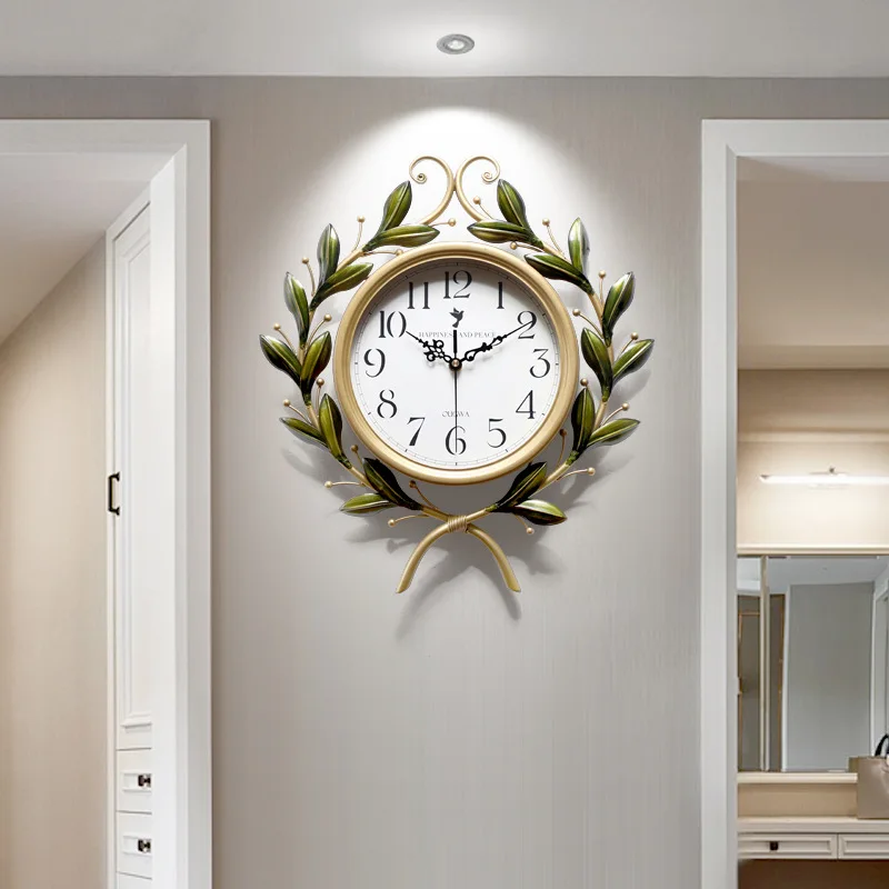 

Zml elegant wall clock - new silent wall clock for living room, creative and stylish home clock