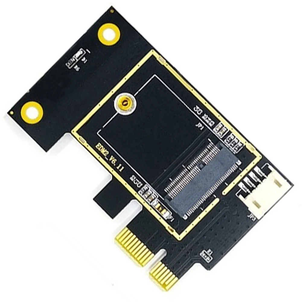 Placa adaptadora de placa de rede sem fio NGFF M.2 para PCIE suporta placa de rede 7260 8265 1650 1675X AX200 AX210