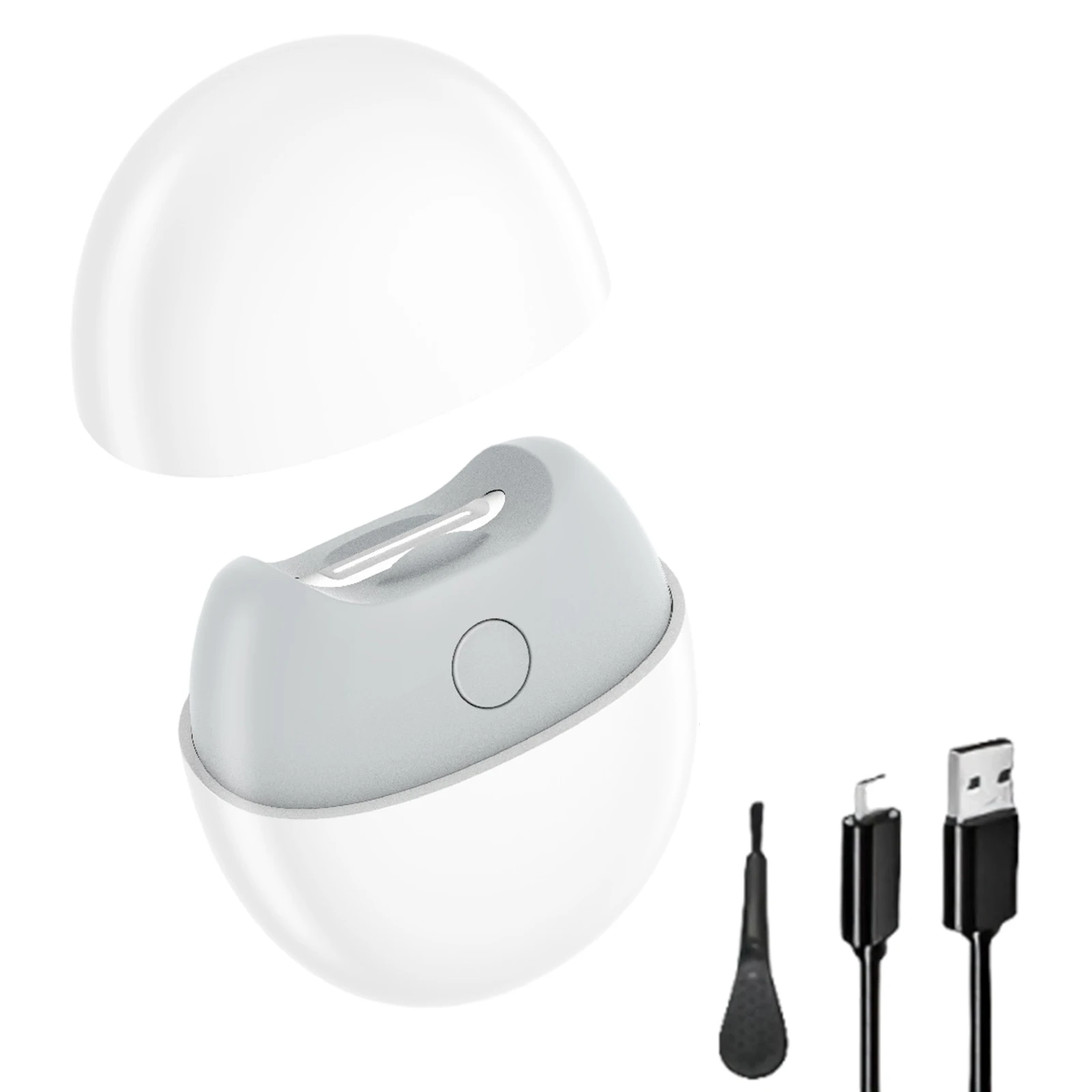 

Электрический автоматический триммер для ногтей с подсветкой и контейнером для сбора обрезков, многофункциональный триммер для детей, взрослых и пожилых людей