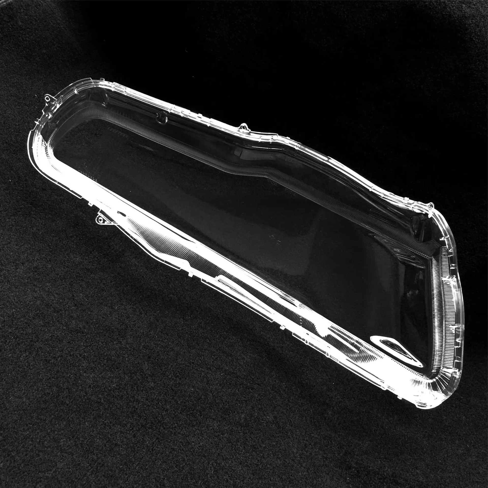 Moggic Clear Headlight Lens Cover for 2010‑2016 Mitsubishi Lancer EX, Transparent Headlamp Shell