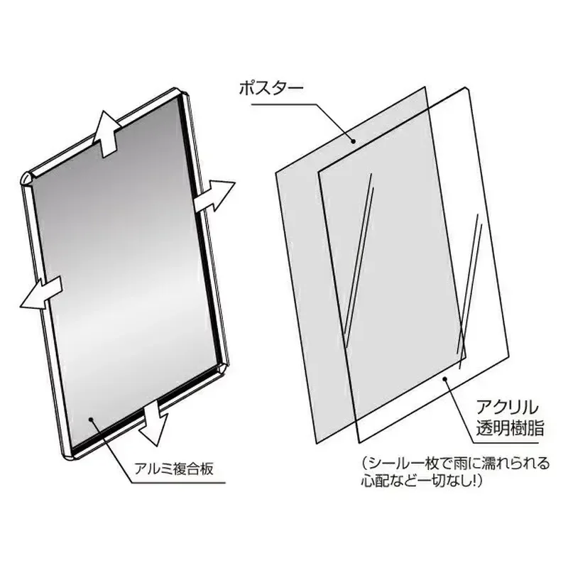 Custom LED Light Box Aluminum Frame Acrylic Hanging Poster Stand Indoor Outdoor Decorative Display for Factory Advertising