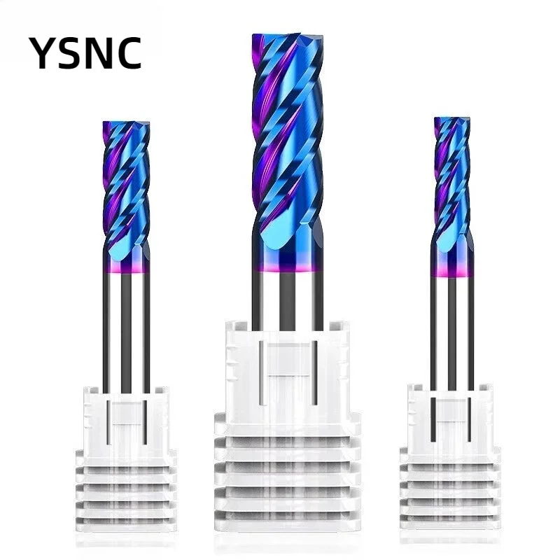 

Фреза с покрытием из сплава, инструмент из вольфрамовой стали, обработка с ЧПУ Hrc70, концевая фреза Azzkor, комплект верхних фрез, фрезерные станки