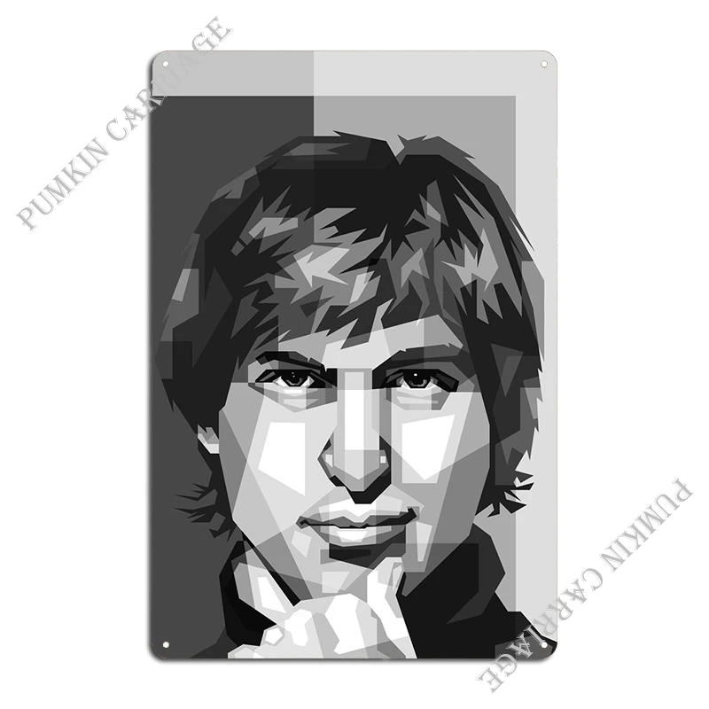 Steve Jobs Metal Plaque Poster Decoration Living Room Designing Create Rusty Tin Sign Poster