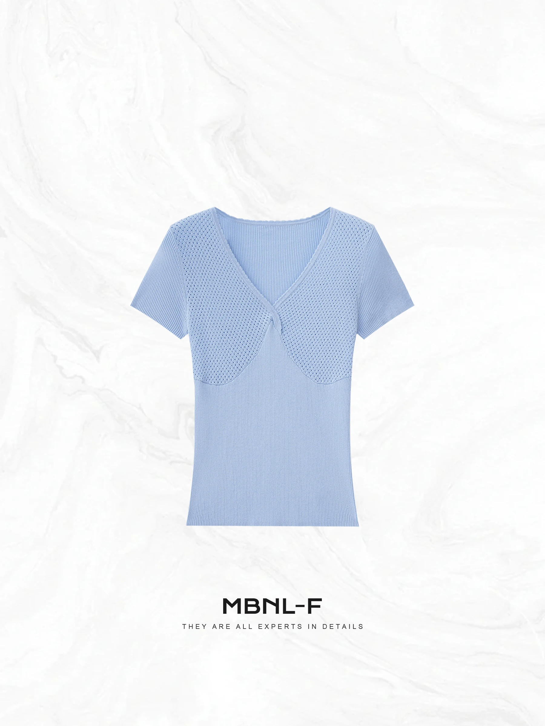 

MBNLF Qin Lei Women's Short Sleeve T-Shirt 100% Cotton 32 Thread Count Custom Weave Casual Style Spring Fashion Ladies' Top