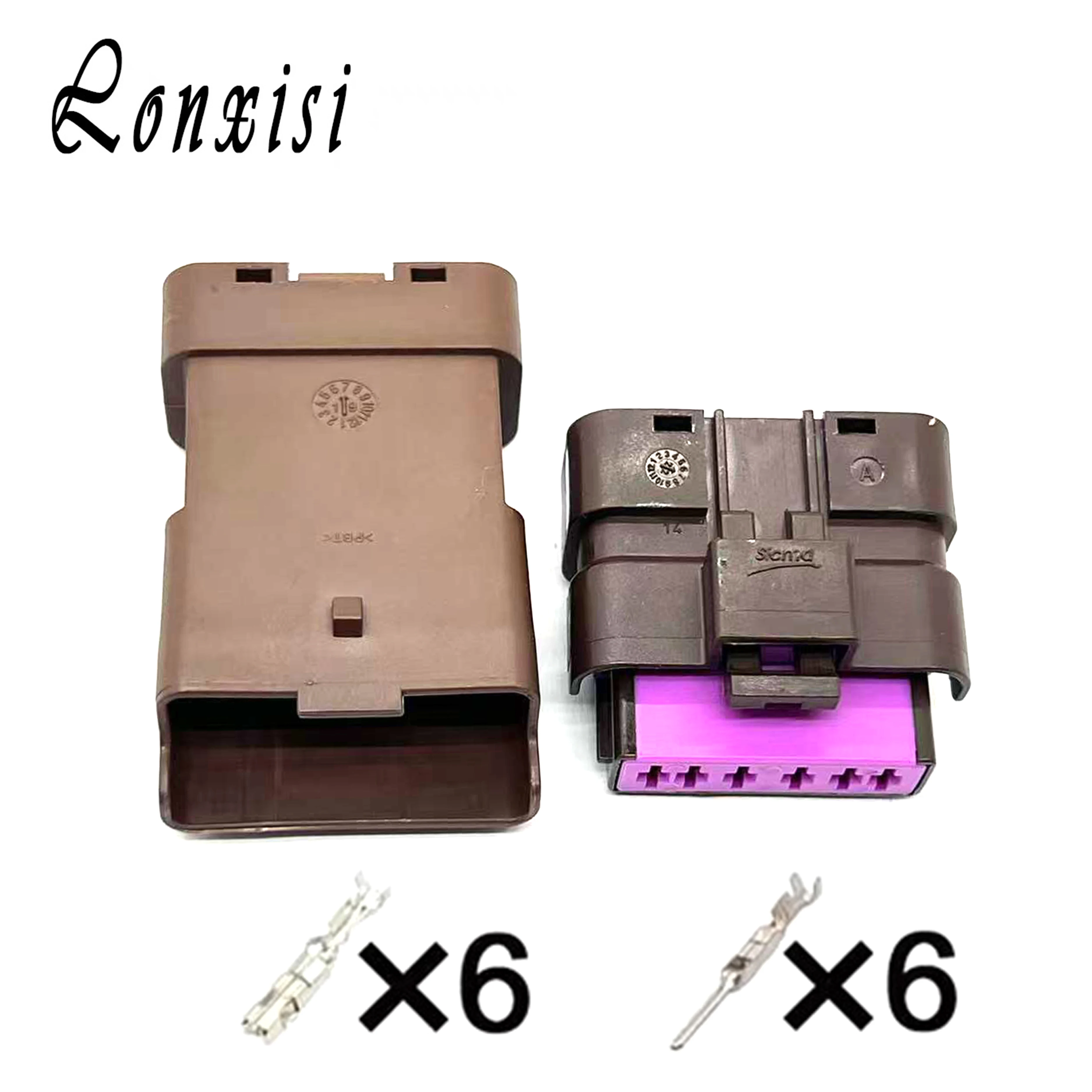 6 Pin 211PL062S1049 211PC062S1049 Auto EGR Valve Connector Pump Fuel Pump Plug For Volvo Citroen Peugeot