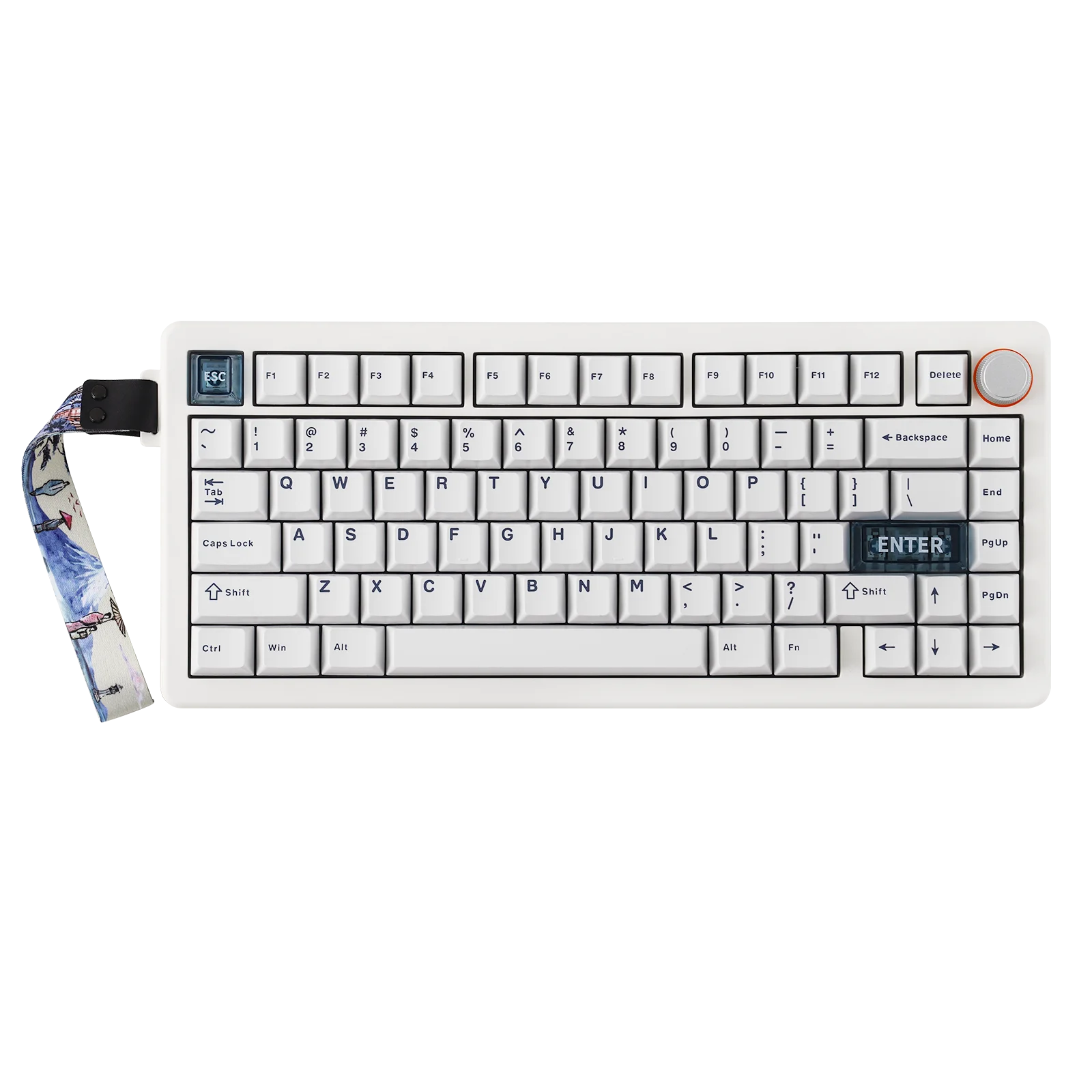 CIDOO QK75 75% VIA Programmable Gasket Wired/Bluetooth/2.4GHz Wireless Mechanical Keyboard with 4000mAh Battery & RGB Backlight