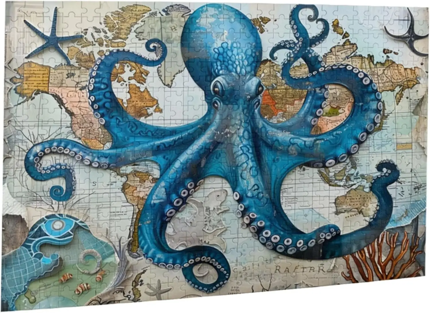 

Пазлы: Навигатор Нептуна: Морские осьминоги, Лучшие пазлы для взрослых, 500-х годов, тема исследования океана