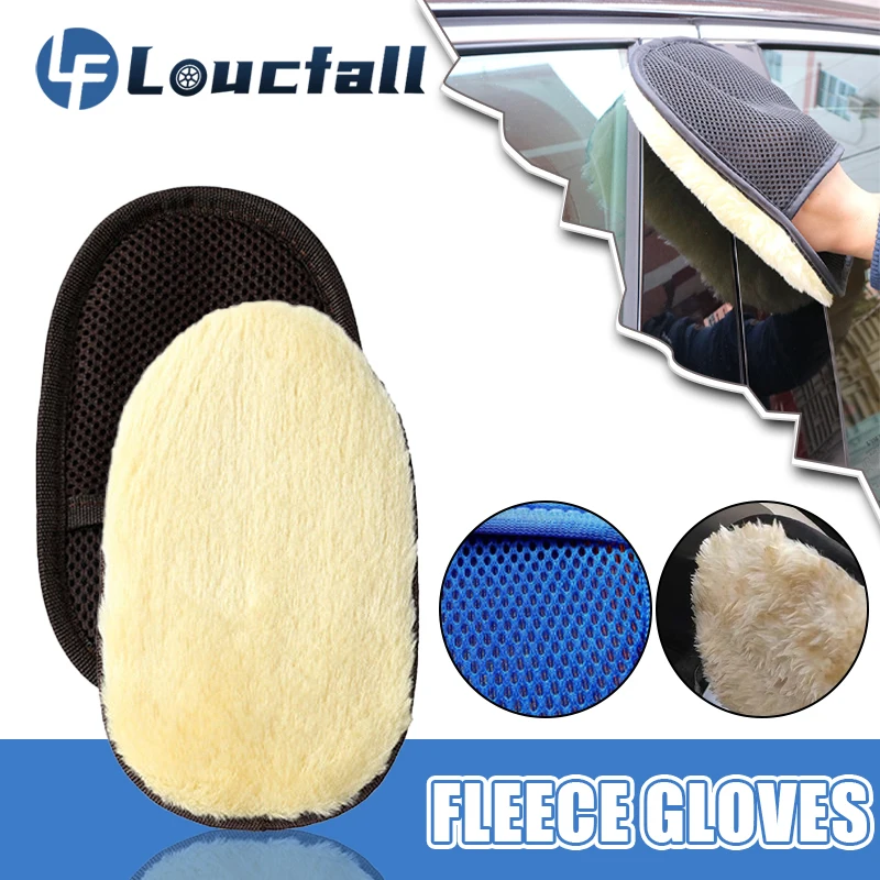 

Car Cleaning Brush Car Styling Wool Soft Car Washing Gloves Cleaning Brush Motorcycle Washer Multifunction Care Auto Products