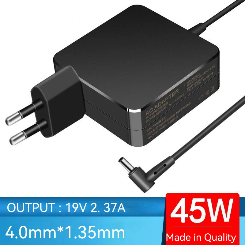 19V 2.37A 45W 4.0*1.35MM Laptop Ac Adapter Charger For Asus VivoBook X512DA S200E F102BA X102BA F556UA S200 X200C X540 X540YA