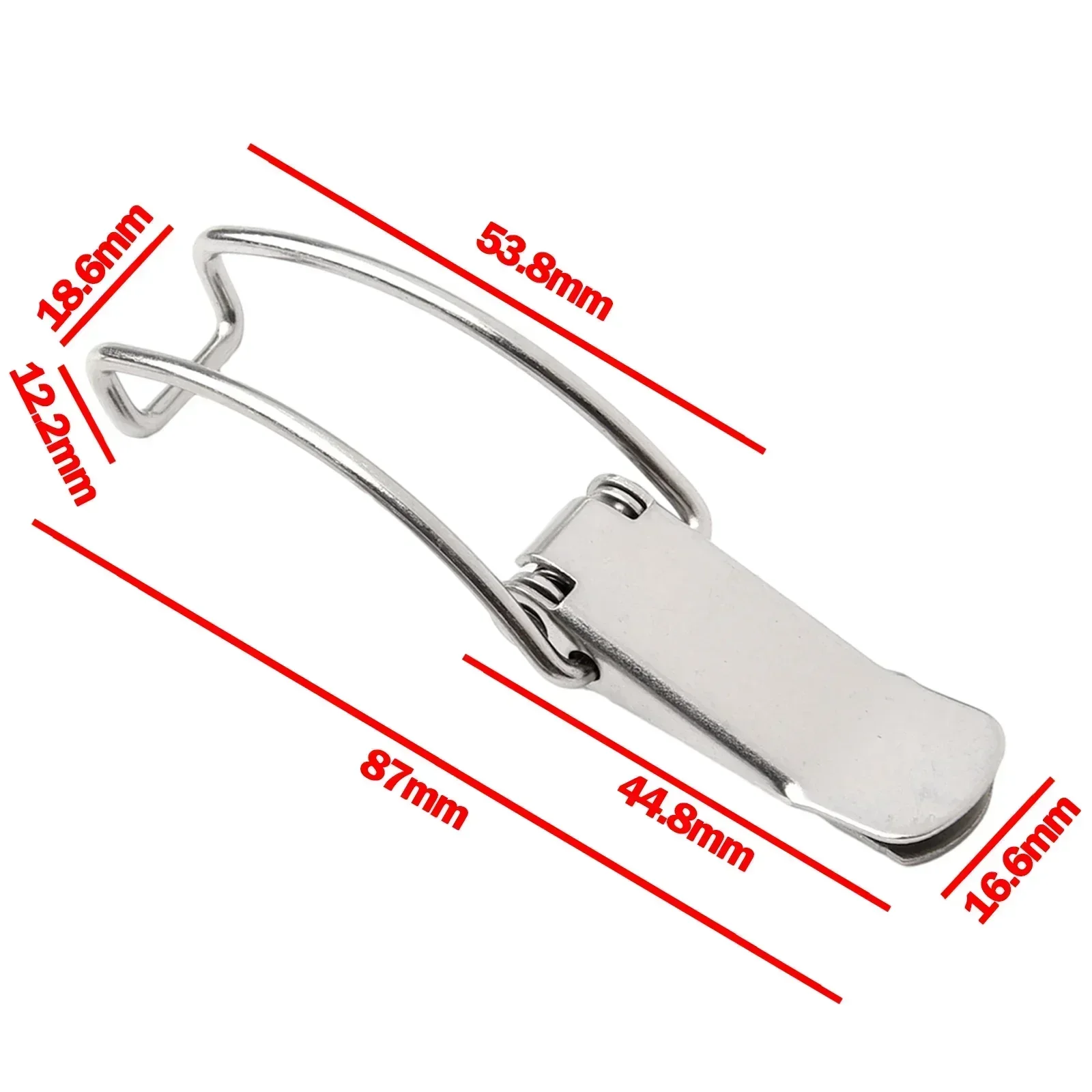 Bucket Hook Buckle Lock 2PCS Box Hasp Cabinet Hardware For Storage Home Improvement Latch Lock Lock Spring Drawer Locks