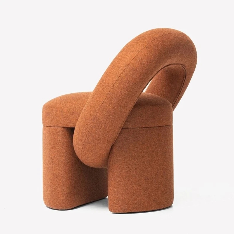

Stool creative childlike single chair minimalist special-shaped lock sofa