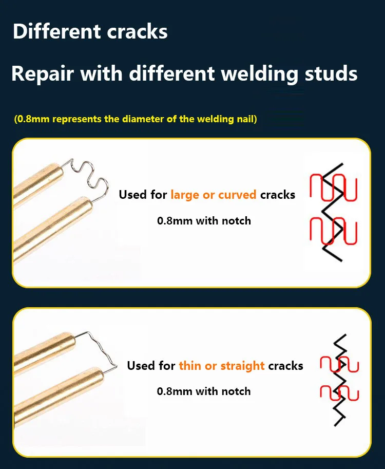 Hot Stapler Plastic Welding Machine Bumper Repair Kit For Plastic Repair Car Bumper Repair Welding Gun