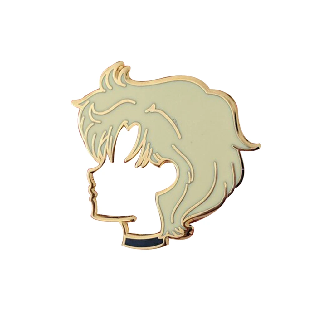 Anime Sailor Uranus Enamel Pin Cartoon Sailor Moon Brooch Lapel Backpack Badge Girly Jewelry Gifts for Women Girls