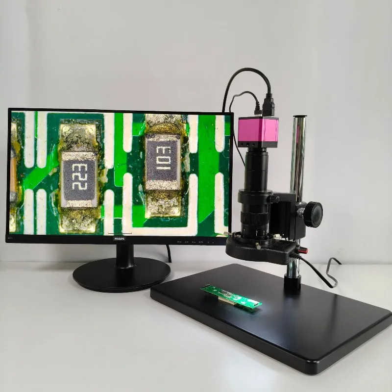 4K high definition measurement video microscope HDMI output measurement camera storage professional measurement video magnifying