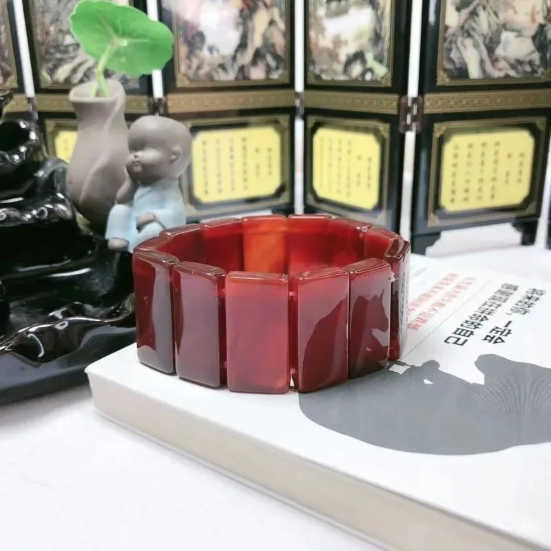 

Natural onyx fashionable and atmospheric style hand card men's and women's temperament hand card