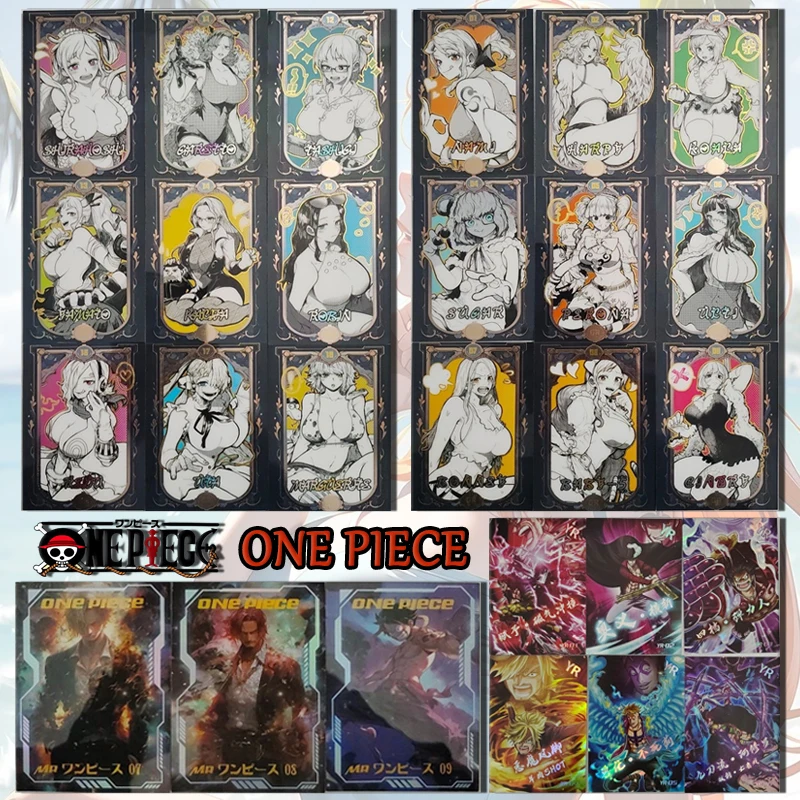 NEW Yue Card ONE PIECE  GR MR LR card Monkey D. Luffy Nami Shirahoshi Perona Yamato Toy collection boy Birthday Christmas gifts