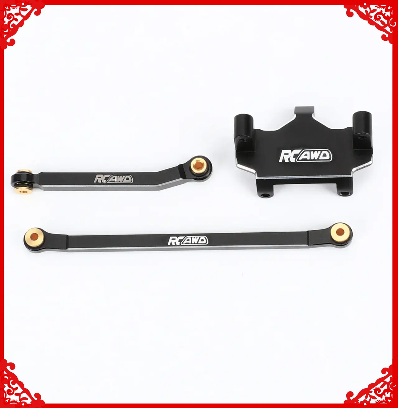 RCAWD RC servo mount+steering rod set For 1/18 HOBBYPLUS 4WD Crawlers upgrades parts