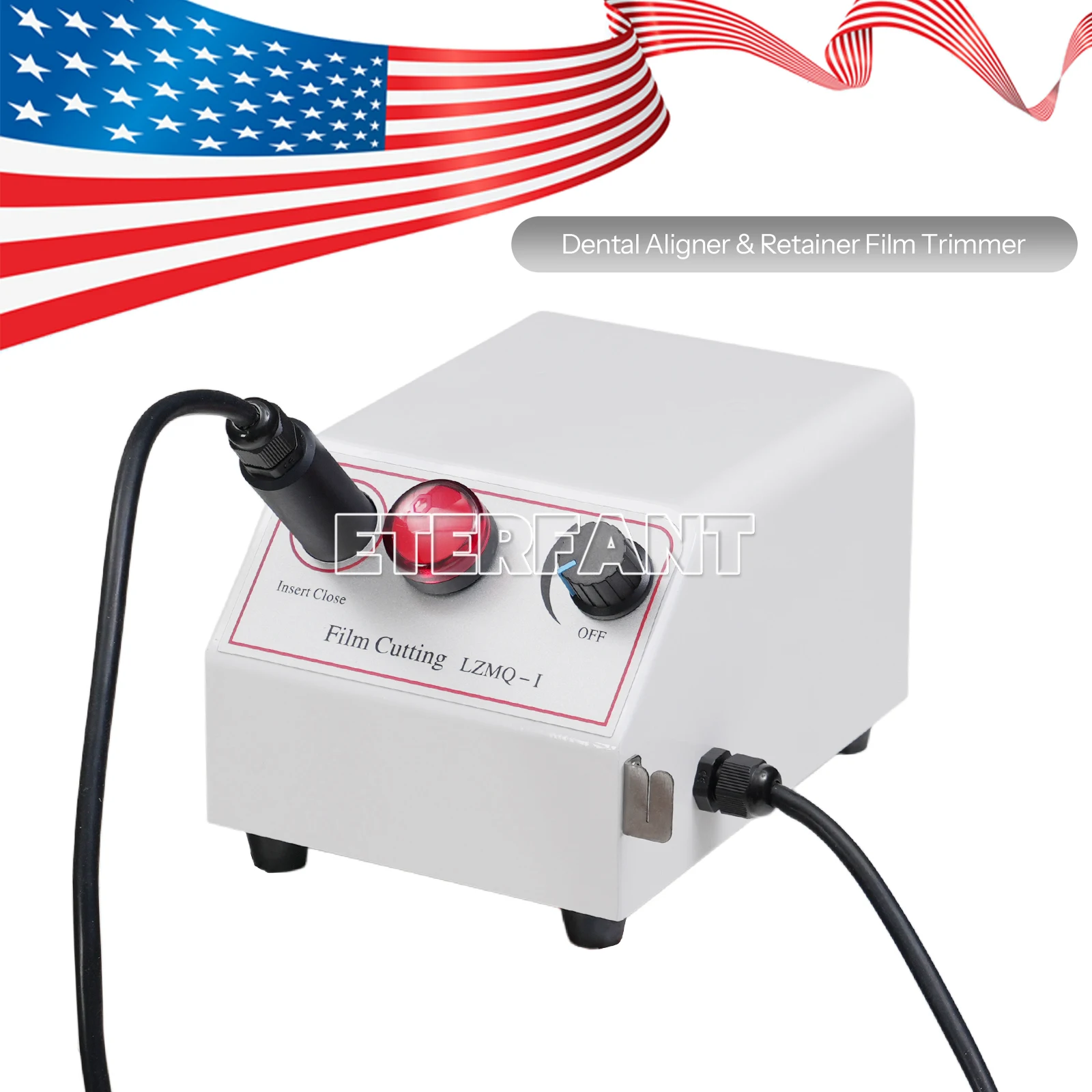 

ETERFANT Dental Lab Orthodontic Retainer Trimmer Cutter Mould Slice Cutting Machine No Dust and Noise 110V 10W