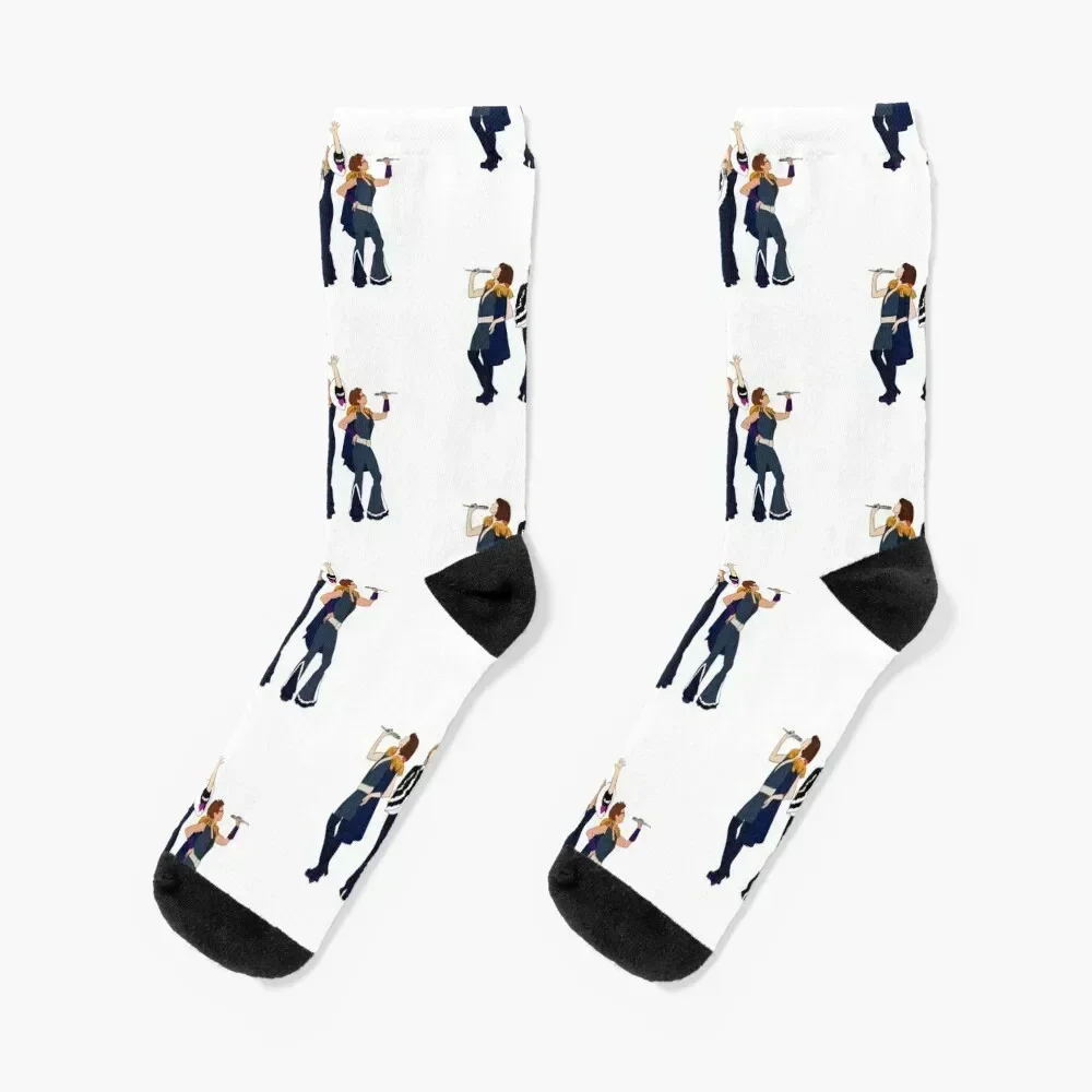 Mamma Mia Donna and the Dynamos Socks Soccer Wholesale basketball colored Men's Socks Luxury Women's