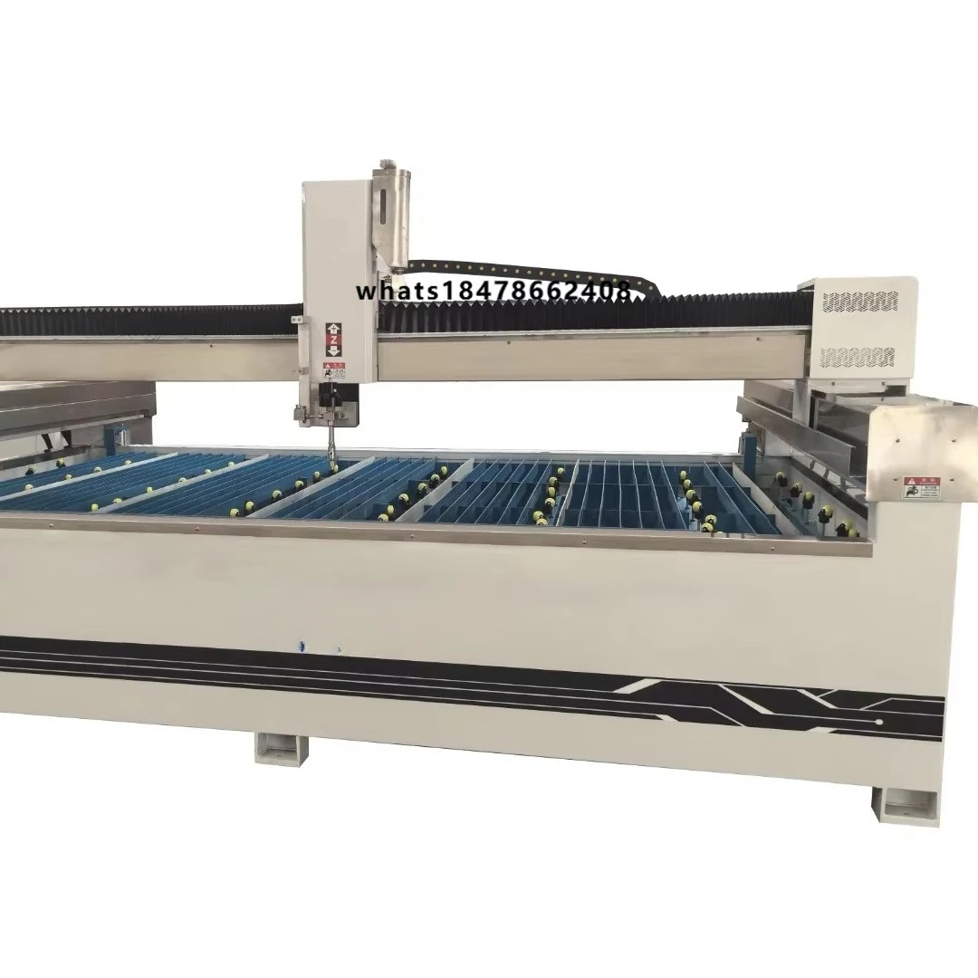 QIANRUI 3-Axis QR-ATGS3015 CNC Water Jet Cutting Machine Metal/Glass/Stone/Rubber/Food 0.1mm Accuracy High-Power Multi-Voltage