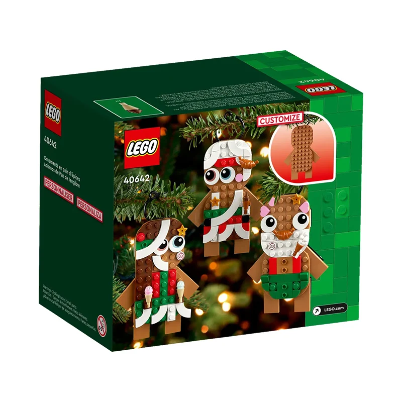 Lego 40642 Gingerbread Ornaments Building Set for Kids, Boys, and Girls Ages 6+ (190Pieces) for Children Kids Birthday Xmas Gift