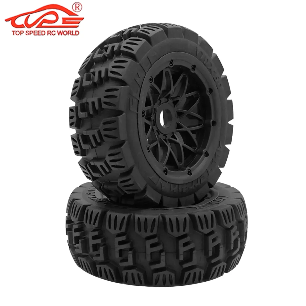 New All Terrain Front or Rear Wheel Tire Assembly 2pc or Inner Foam Skin Kit for 1/5 Rc HPI ROFUN ROVAN Kingmotor BAJA 5B Parts