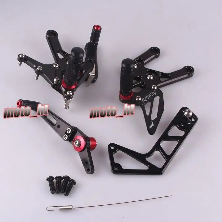 

Rearset Foot pegs Footrest For Yamaha YZF R1 2015 2016, CNC Machined Aluminum Alloy, Arashi Brand Black Color