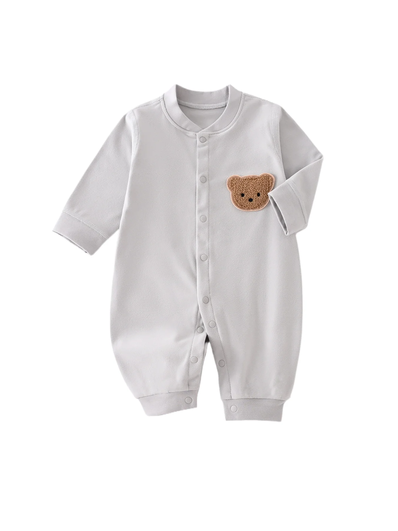 

Spring and Autumn Baby onesie Boneless climbing clothes Male and female newborn baby clothes Long-sleeved Romper