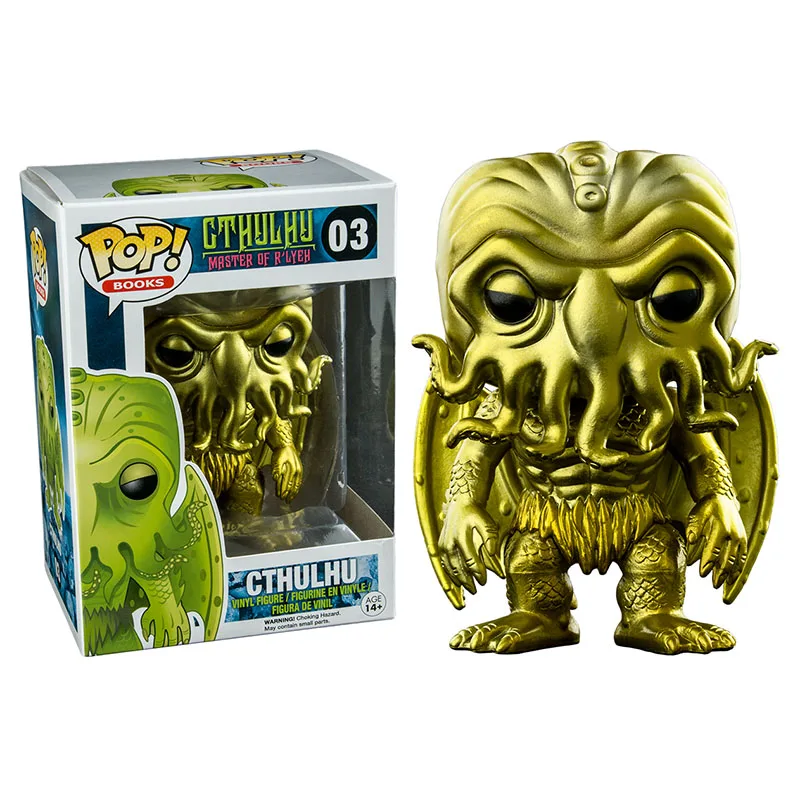 Funko Pop Books Series Master of R'Kyeh Cthulhu #03 Vinyl Action Figure Toys Collectible Dolls Gifts