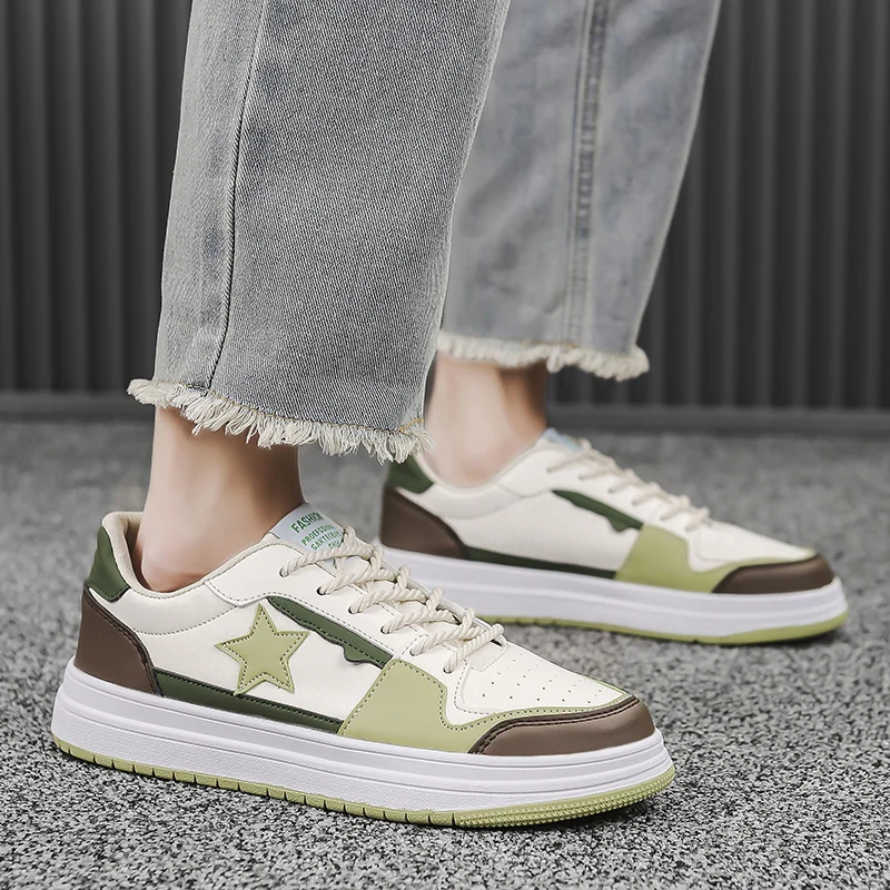 

Креативные нишевые повседневные весенние новые популярные удобные износостойкие спортивные и противоскользящие мужские туфли для доски