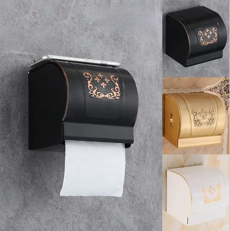 

Towel Dispenser Wall Mounted Tissue Box Holder Paper Towel Holder Bathroom Accessories Rolling
