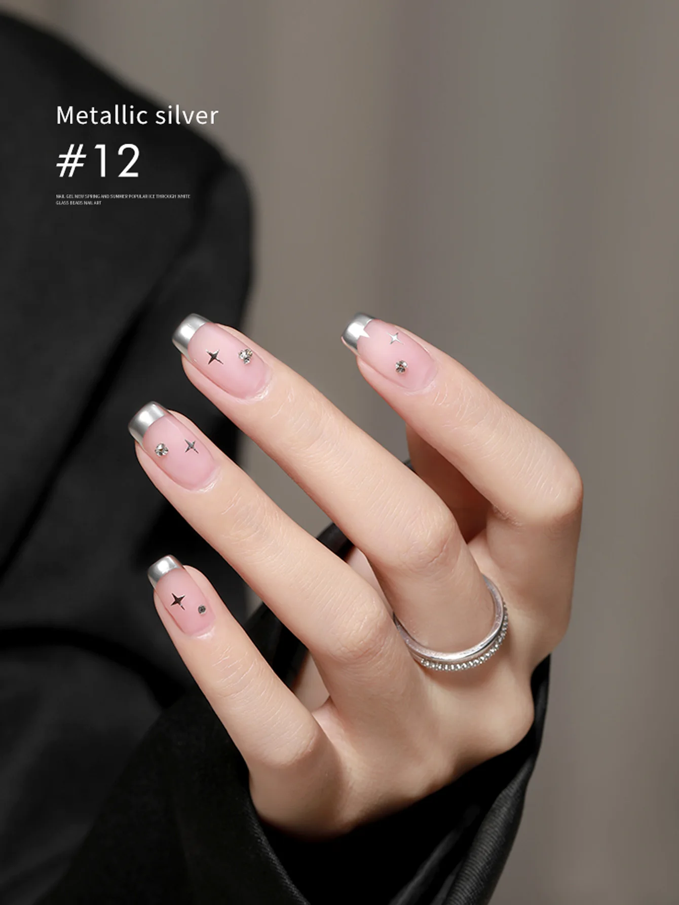 12 مللي ثانية واحدة التسوية النمط الفرنسي طلاء الأظافر الغراء 2025 جديد عالية التشبع متموج النمط الفرنسي اللوحة صالون الأظافر