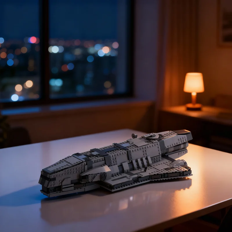 891pcs MOC Playscale Imperial Gozanti Class Cruiser Star Battle UCS Model Building Blocks Room Decor, Home Decor Home Decor Gift