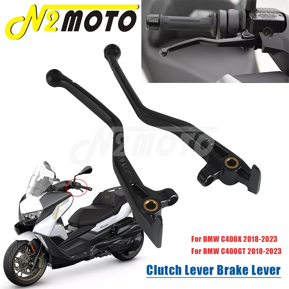 

High Quality Aluminum Brake Clutch Lever Motorcycle Left & Right Handle Control Levers For BMW C400 X/GT C400X C400GT 2018-2023
