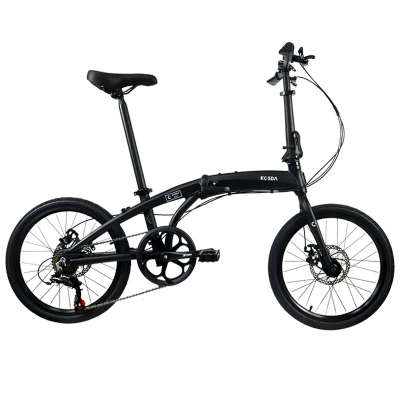 20 Inch Foldable Bike Folding Bicycle Aluminum Alloy Frame With Disc Brake 7 Speeds