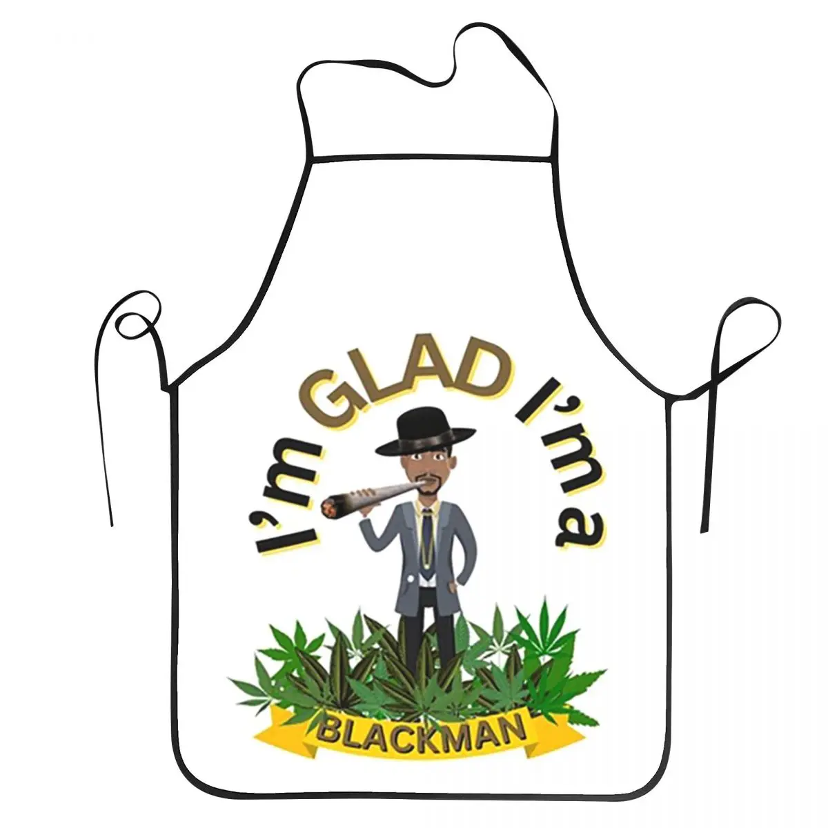 

Фартуки «Я глади, я черный человек», фартуки для шеф-повара, приготовления пищи, выпечки, нагрудник без рукавов, кухонный сарафан для уборки для женщин и мужчин, садоводства