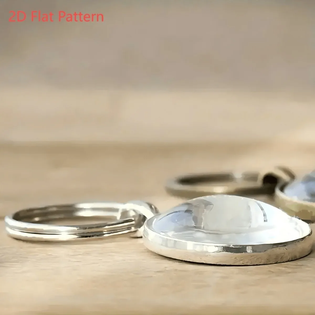 6pcs Western Sand Timer Keychain Set, Gift Idea
