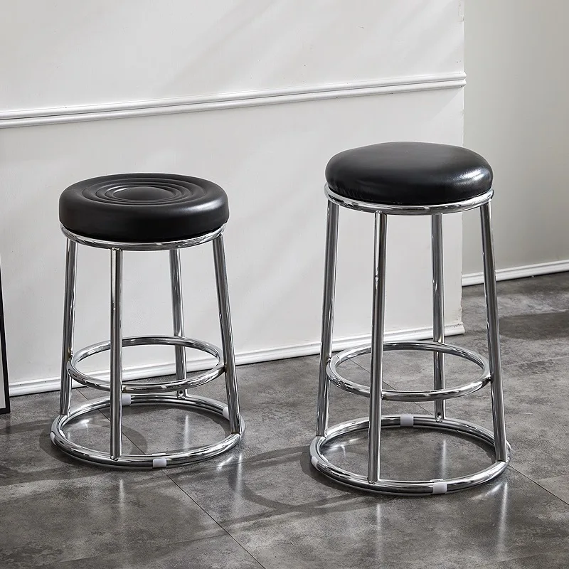 

Nordic Pu Leather Bar Stool Modern High Quality Bar Stool Luxery