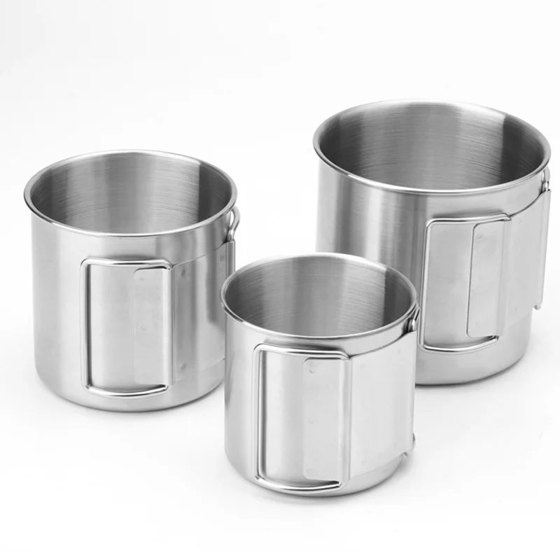 Camping Mug Aluminum Alloy Cup Tourist Tableware Picnic Utensils Ultra-Light Camping Travel Water Cup Outdoor Camping Cookware