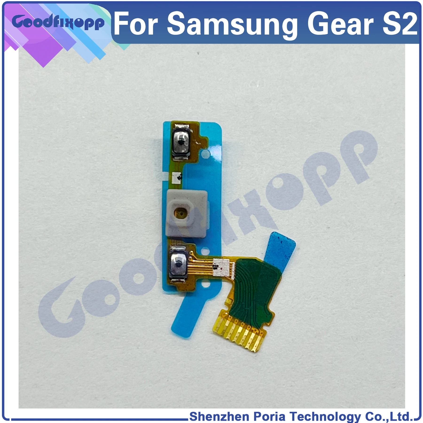 For Samsung Gear S2 R720 R732 SM-R720 SM-R732 Volume Side Power Button Switch Key Cable Flex ON OFF Replacement