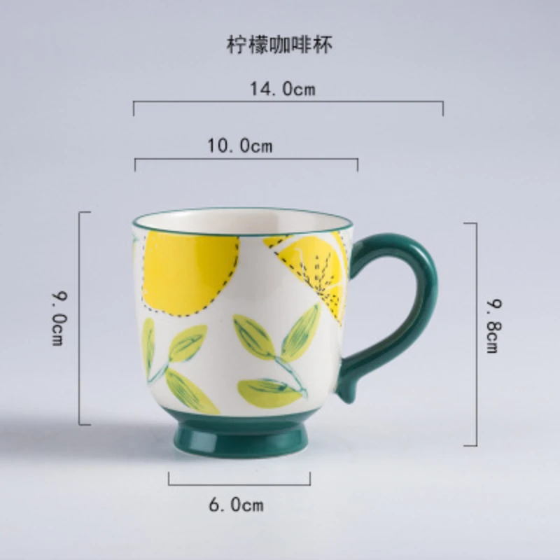 Mode Druck Luxus Tassen Milch Keramik Frühstück Hohe Qualität Japanischen Tassen Kaffee Tassen Kawaii Kreativität Tasse Becher Niedlich Tasse
