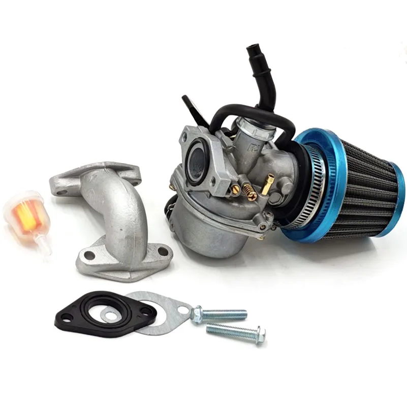 The New Universal Carburetor PZ19 19mm with Air Filter Carburetor for 70 90 110 125cc ATV Quad 4 Wheeler Dirt Bike Motorbike 