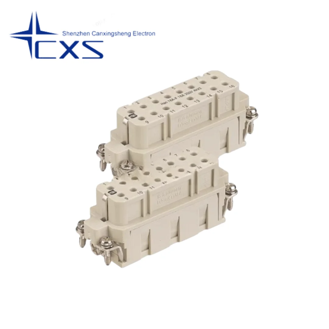 

1 шт. 09200163111 Германия, жесткий сверхмощный разъем HAN 10A FC, маленький 16-контактный гнездовой обжимной сердечник