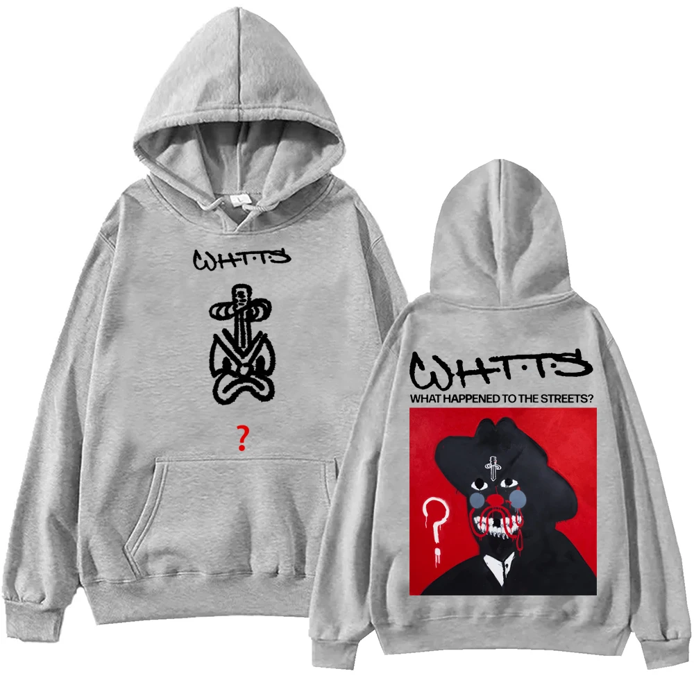 21 وحشية ما حدث إلى الشوارع هوديي رجل امرأة Harajuku طويلة الأكمام البلوز القمم البلوز هدية