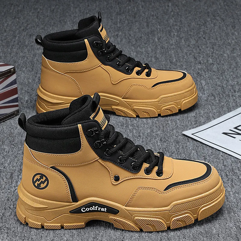 2025-novas-botas-de-trabalho-amarelas-masculinas-outono-respiravel-confortavel-amortecido-sola-grossa-resistente-ao-desgaste-botas-de-inverno-ao-ar-livre